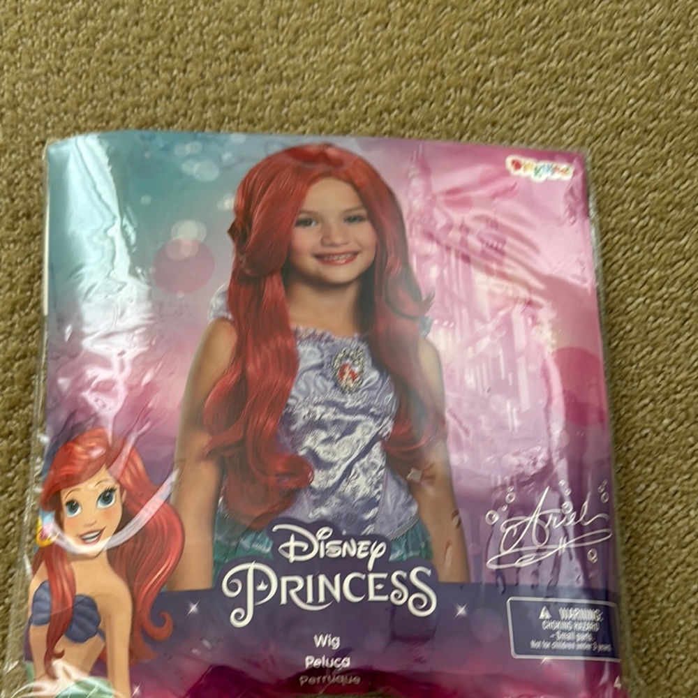 Disney Princess Ariel Wig - Red